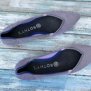 Rothy’s The Point Lilac Stripe